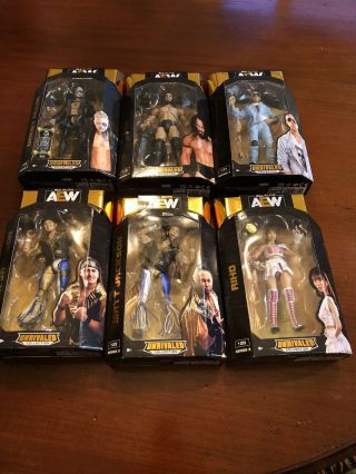Aew Unrivaled Series 3 Complete Set Of 6 Figures Moc In Factory Box