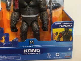 Godzilla vs Kong King Kong Rare Exclusive Toy Playmates MonsterVerse Axe 3