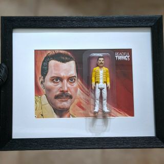 Freddie Mercury - Queen - Framed 8x10 - Readful Things - Action Figure