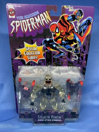 Spider Man Toy Biz Special Collector Series Stealth Venom Clear Sneak Attack
