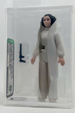 Kenner Star Wars Princess Leia Organa Black Hair Hk Afa 80,  Loose Case