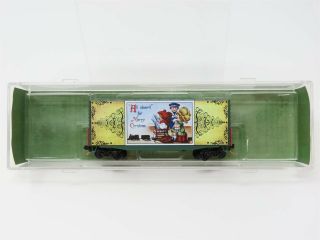 N Scale Micro - Trains Mtl 10100815 Vintage Christmas Postcard Series 5 Box Car