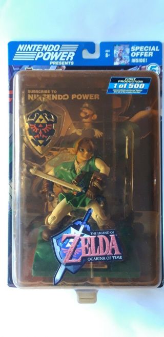 The Legend Of Zelda Link Figure Nintendo Power Joyride N64 2003 1 Of 500