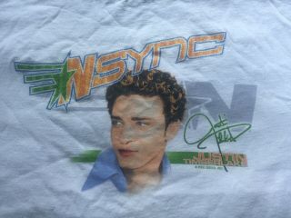2000 Nsync Vintage Boy Band Concert Tour T - Shirt Justin Timberlake 1990s Medium
