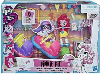 My Little Pony Equestrian Girls Pinkie Pie Bumper Cars And Candy Fun Gift Idea