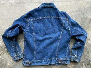 VINTAGE 1960 ' S LEVIS BIG E JACKET,  SIZE 40,  BUTTON STAMP 52,  MADE IN USA 2