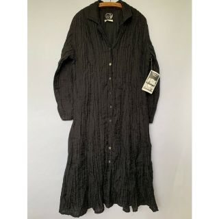 Vintage Angelheart Designs Jeanne Engelhart Flax Black Linen Maxi Dress Medium M