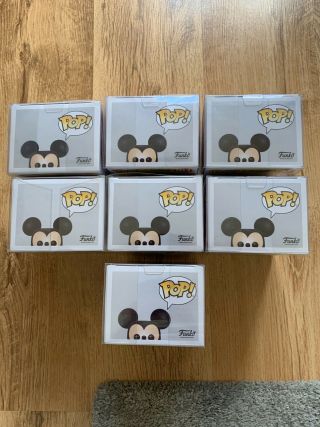 Mickey Mouse 01 (Funko Shop) Funko Pop Vinyl Complete set of all 7 Colorways 6
