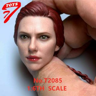 Us Tttoys 1/6 Black Widow 7.  0 Head Sculpt Scarlett Johansson F 12  Femal Figure