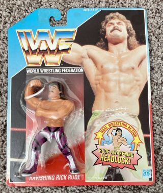 Wwf Hasbro Ravishing Rick Rude,  Rare,  Moc,  Wrestling,  Action Figures,  Toys,  Vintage