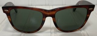 Vintage Ray - Ban Wayfarer Ii Tortoise Sunglasses B&l Bausch Lomb Thick Frame