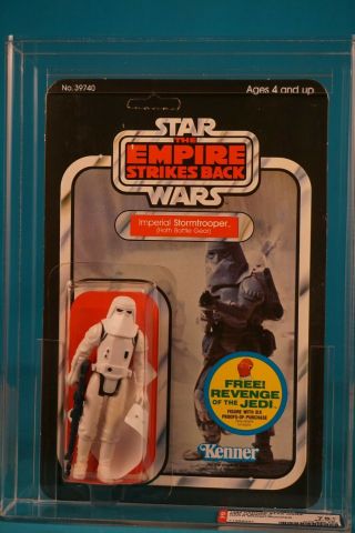 Star Wars Afa 75,  Esb Hoth Stormtrooper 48 Back C - Vintage Moc Carded