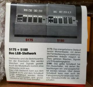 LGB 5180 On/Off Switch Control Box LN/Box 2