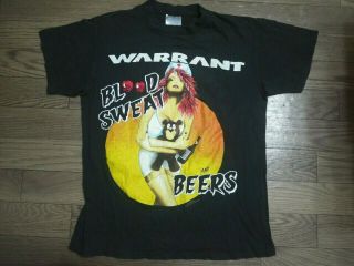 Warrant Cherry Pie Tour 1990 Shirt Size M Ratt Motley Crue Guns N 