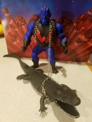 Masters Of The Universe Tuvar Evil Horde Custom Action Figure Motu W/ Alligator