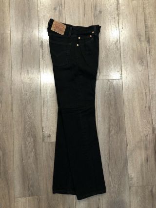Vintage 1990s WM Levi’s Black 501 High Waist Jeans 26”x30” size 2 2