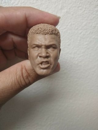 Storm Toys " The Greatest Muhammad Ali " 1/6 Scale - Unpainted Angry Headscuplt
