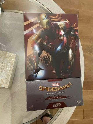 Hot Toys Spider - Man Homecoming Iron Man Mark Xlvii 47 Diecast Figure