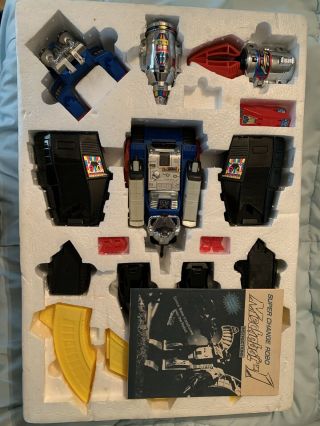 Transformers Omegatron Mechabot - 1 Omega Supreme Blue And Chrome Variant Figure. 3