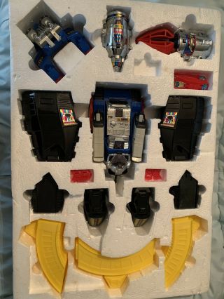 Transformers Omegatron Mechabot - 1 Omega Supreme Blue And Chrome Variant Figure. 4