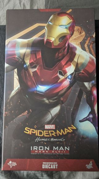 Hot Toys Diecast Spiderman Homecoming Iron Man Mark Xlvii 47 Mms427d19 Reissue