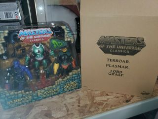 Masters Of The Universe Classics: Terroar Plasmar Lord Grasp Power - Con 3 - Pack