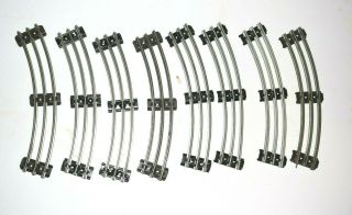 Lionel 6 - 65501 O - 31 O31 O - Gauge Curved Train Track Sections 8 Total Full Circle.