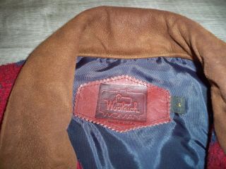 Vintage Woolrich Southwestern Made in USA Wool Women ' s Jacket Coat Size Large LG 3