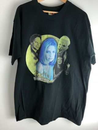 Vintage 1998 Buffy The Vampire Slayer Promo T - Shirt Xl Fox Movie Horror Tv Show