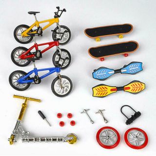 18pcs/set Mini Bike Scooter Finger Skateboard Fingerboard Educational Toys Kids