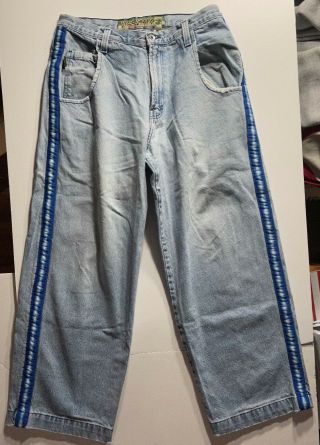 Jnco Jeans With Piping,  Vintage 36 " X 32 " Priority