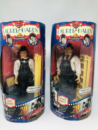 Laurel And Hardy Dolls Stan & Oliver Action Figure Collectors Series Target 1997