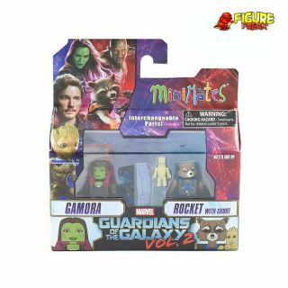 Marvel Minimates Series 71 Guardians Of The Galaxy 2 Movie Gamora & Rocket Groot