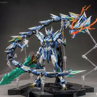 Motor Nuclear Mn - Q03 1/72 Blue Dragon Gundam Action Figure Toy