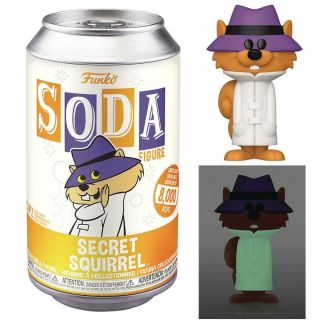 Funko Soda Hanna Barbera Secret Squirrel Limited Edition Figure Cartoon 7fuizu1