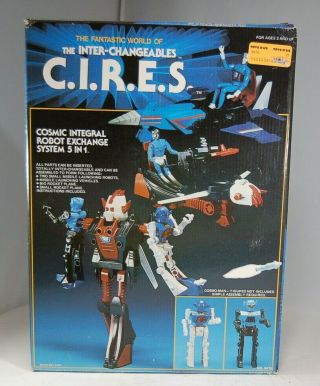Inter - Changeables C.  I.  R.  E.  S.  Boxed Micronauts (giant Acroyear) Microman