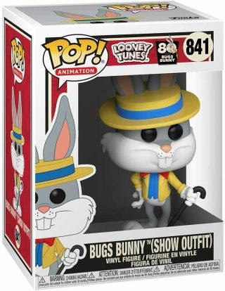 Funko Pop Animation: Bugs 80th - Bugs In Show Outfit