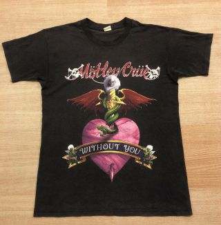 Vtg Motley Crue Dr Feel Good T Shirt Van Halen Ratt Poison Kiss Metallica