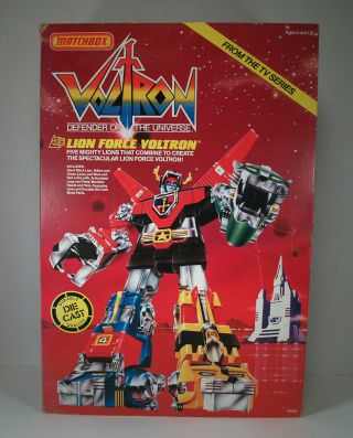 1985 Matchbox Diecast Lion Force Voltron 700200 Box