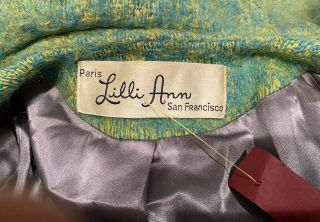 Vintage Lilli Ann Paris San Francisco Size Medium Coat Long Jacket 3