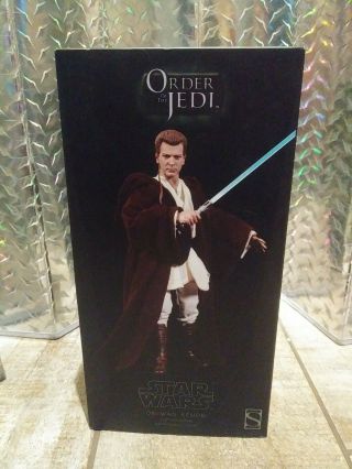 Sideshow Star Wars Obi Wan Kenobi The Phantom Menace 1/6 Scale Jedi Padawan