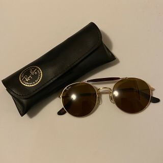 Vintage Aviator Ray Ban Sunglasses Made In Usa Bausch & Lomb Shooter Biker Gold