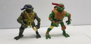 Tmnt Teenage Mutant Ninja Turtles Paleo Patrol Dino Rider Figure Raph Donatello