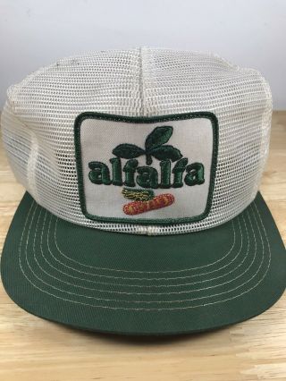 Vintage K Brand Dekalb Alfalfa Full Mesh Snapback Hat