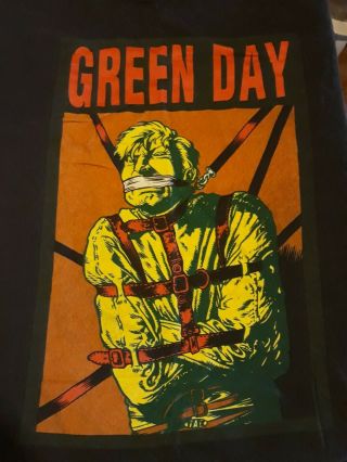 Green Day Vintage T Shirt Backstage Pass Straight Jacket Xl Wild Oats