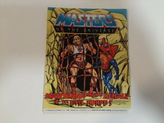 Vintage Masters Of The Universe Mini Comic - Mantenna Menace Of The Evil Horde