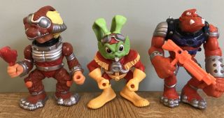 3 X Vintage Bucky O’hare Action Figures