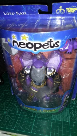 Neopets Legends Of Neopia Lord Kass Thinkway Figure -