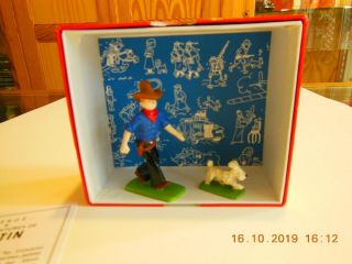 Figurine Pixi Tintin En Amerique N°4522 Avec Boite Et Certificat