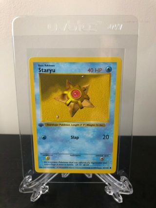 1999 Staryu 65/102 1st Edition Base Set Shadowless Pokemon Card Psa 9? Psa 10?
